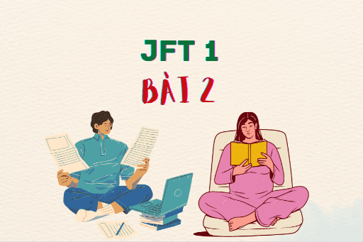 JFT 1: Bài 2   Từ vựng, Kanji, Ngữ pháp