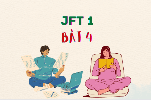 JFT 1: Bài 4   Từ vựng, Kanji, Ngữ pháp