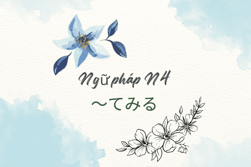 ［Ngữ pháp N4］～てみる