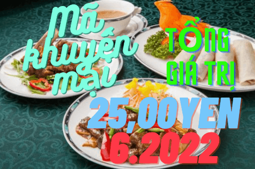 Mã khuyến mại khi tải app đặt đồ ăn tại Nhật tổng trị giá lên tới  25,000yen cập nhật 6.2022